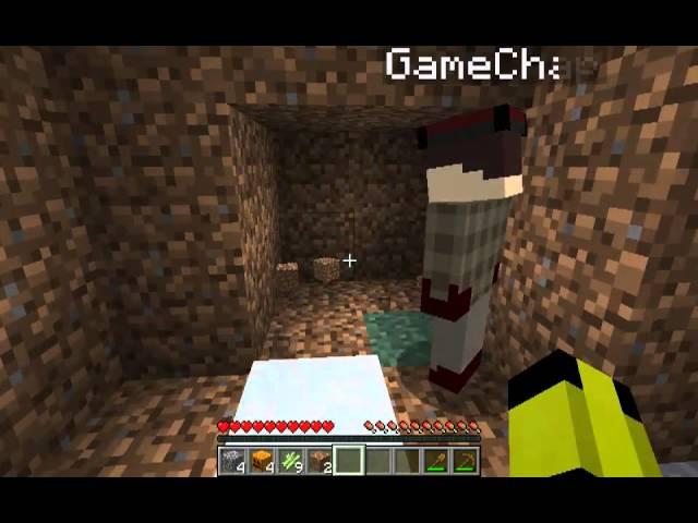 survival night with GameChap and craftguy part 1 (the mystery of the white box ghost!)