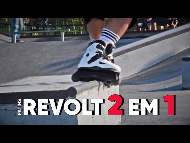 Patins REVOLT 2 em 1: Transforme qualquer Revolt em Revolt Street