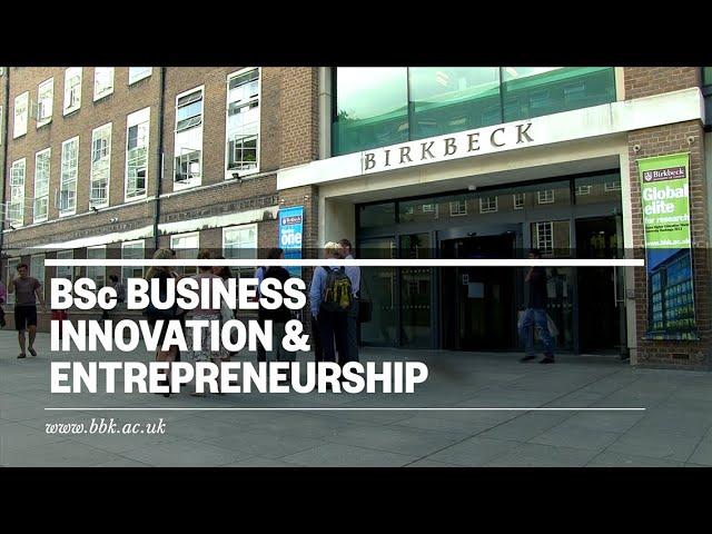 BSc Business Innovation Entrepreneurship