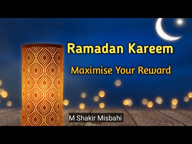 The Prophet’s ﷺ Ramadan | Make This Count | Mufti Muhammad Shakir Misbahi