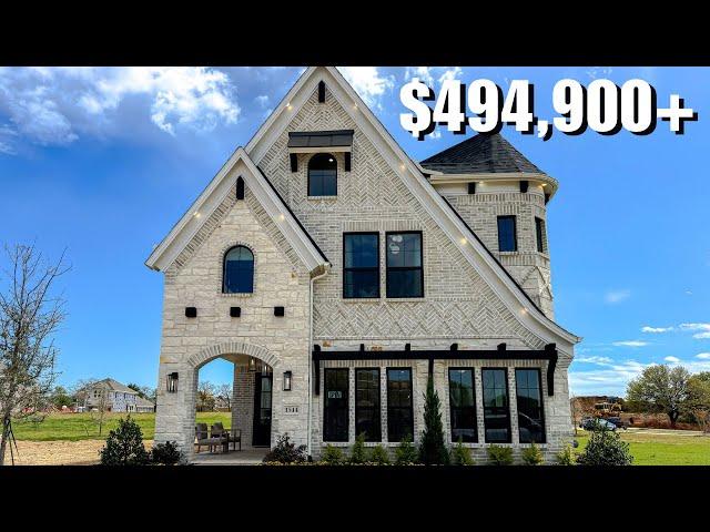 INCREDIBLE CASTLE MODEL HOUSE TOUR NEAR DALLAS TEXAS!