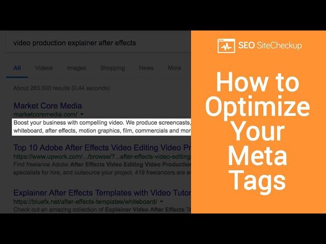 How to Optimize Your Meta Tags