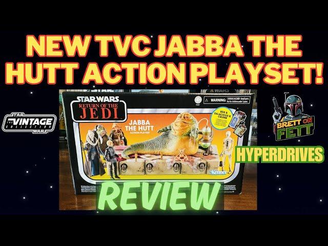 STAR WARS VINTAGE COLLECTION JABBA THE HUTT PLAYSET UNBOXING AND REVIEW! (Hyperdrives #16)