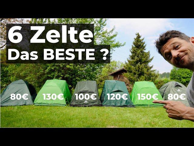 6 Zelte GEKAUFT und GETESTET (2 Personen Zelte)