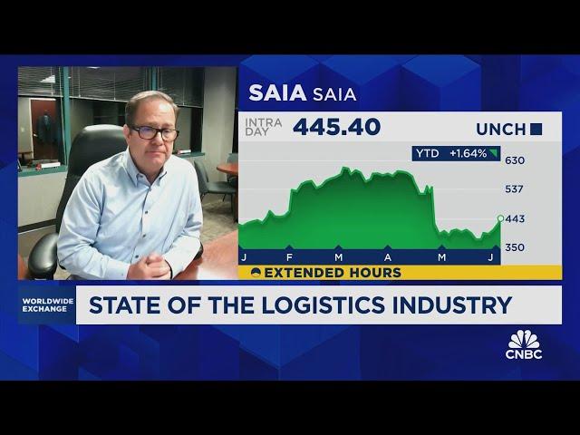 Saia CEO on freight demand, the global supply chain, and expansion plans