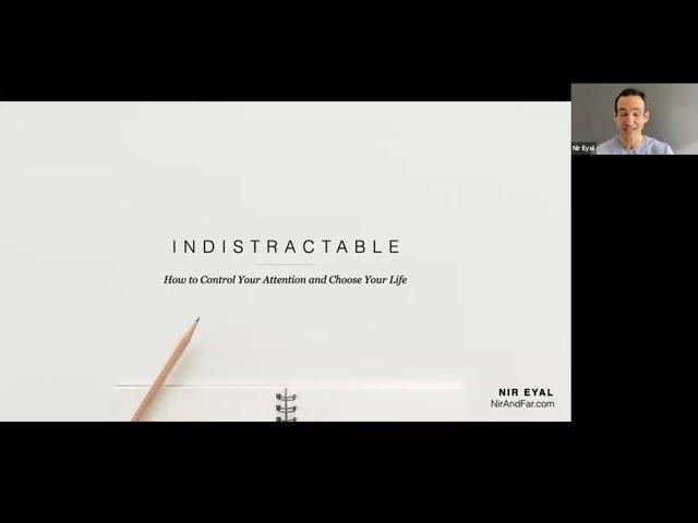 Indistractable with Nir Eyal, MBA ’08