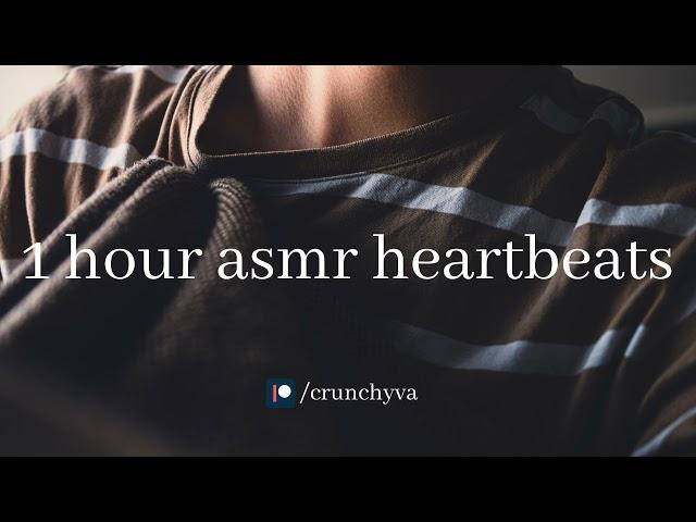 [Male ASMR] 1 hour heartbeats and breathing [Sleep-aid]