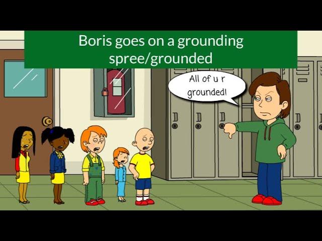 Boris goes on a grounding spree/grounded