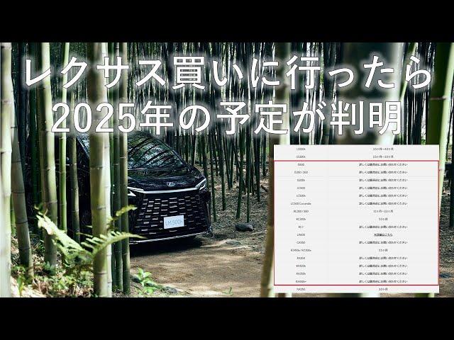 遂に奴が来る!?2025年レクサス最新情報のお話し。