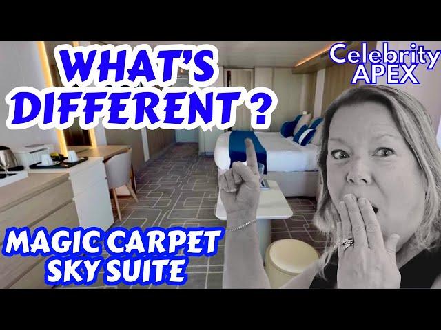 MAGIC CARPET SKY SUITE  vs REGULAR SKY SUITE; Celebrity APEX cruise ship