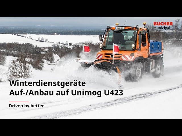 Bucher Municipal - Winterdienstgeräte Auf-/ Anbau auf Unimog U423