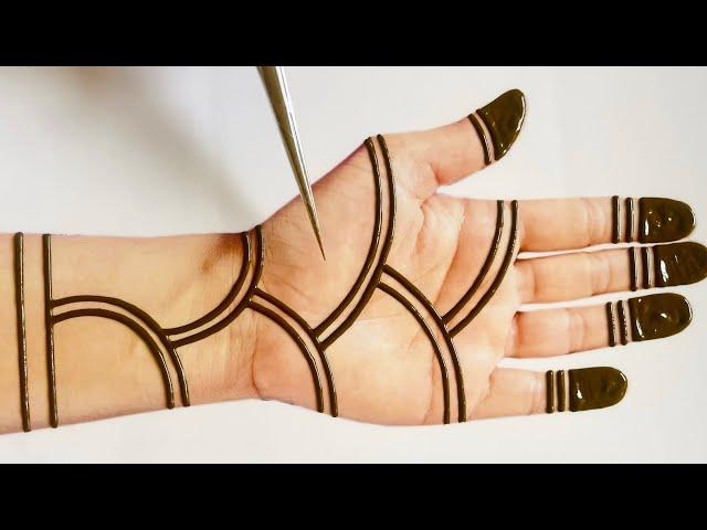 रक्षाबंधन-तीज़ स्पेशल आसान भरवा मेहँदी डिज़ाइन| Easy Full Hand Indian Mehndi Design-Mehandi ka Design