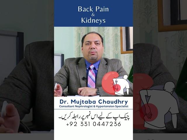 Back Pain and Kidneys by Dr. Mujtaba Chaudhry  #drmujtabachaudhry #doctor #kidneydisease