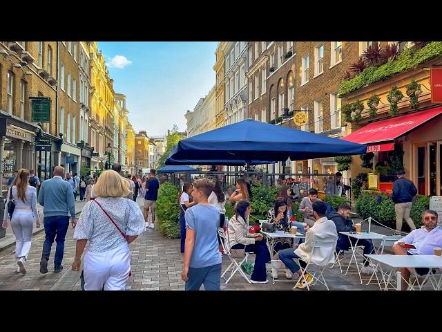 A London Walk on a Beautiful Summer Evening · London City Walking Tour in 4K HDR