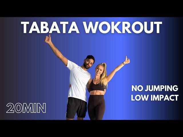 Low impact tabata workout (no jumping) 20 min