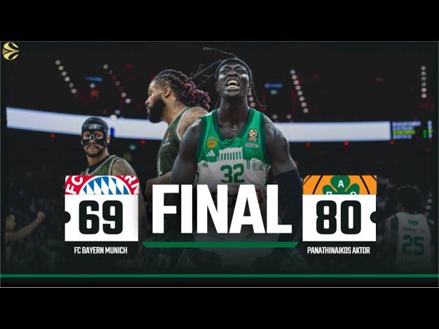 Bayern Munich - Panathinaikos 69-80 | Euroleague R18 Highlights | 27.12.2024