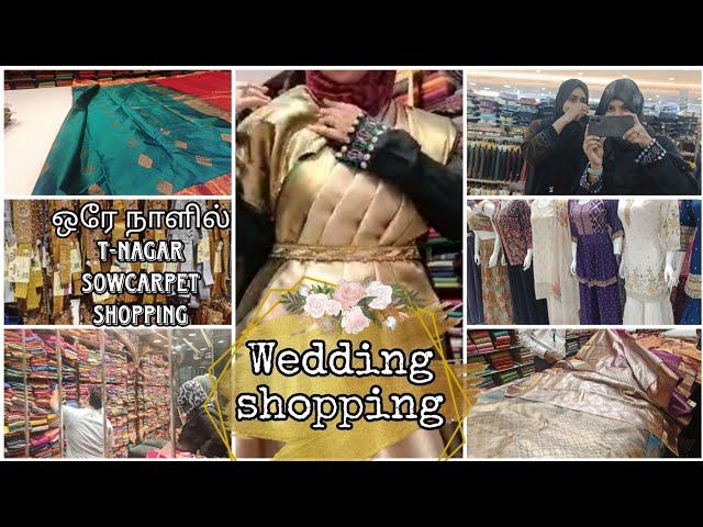 கல்யாணம் Saree Shopping 3 Days Vlog/My brother's wedding shopping️/ T-Nagar~Sowcarpet