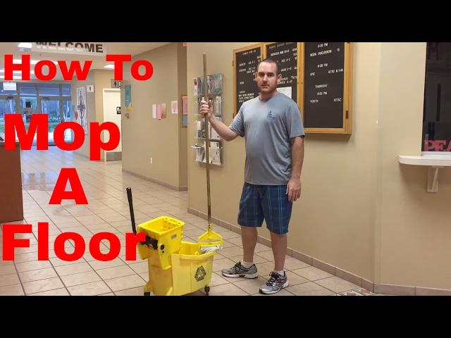 How to mop a floor the right way