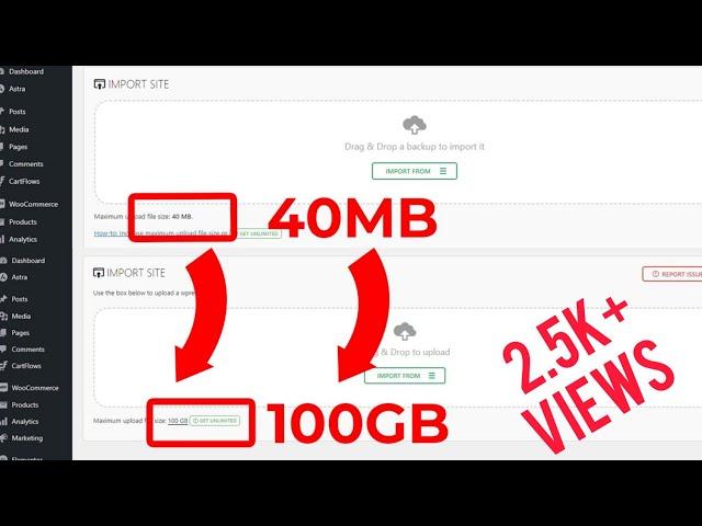 How To Increase Maximum Upload File Size in All In One WP Migration Plugin in Urdu/Hindi.