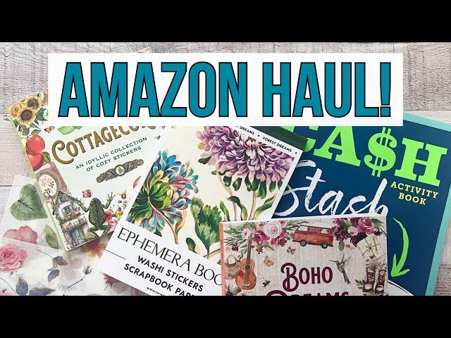 Amazon Haul! Sticker Books + Cash Stash Activity Book - Flip Through & Honest Review - Stationery