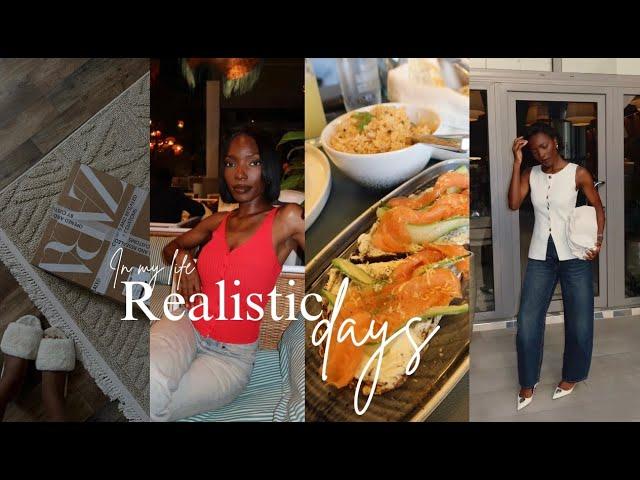 realistic days in my life | quick airport stop | fashion event | date & more