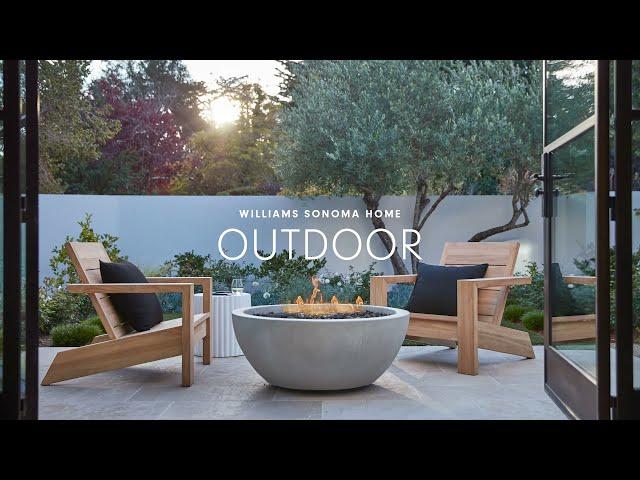 Style Outside at Williams Sonoma Home