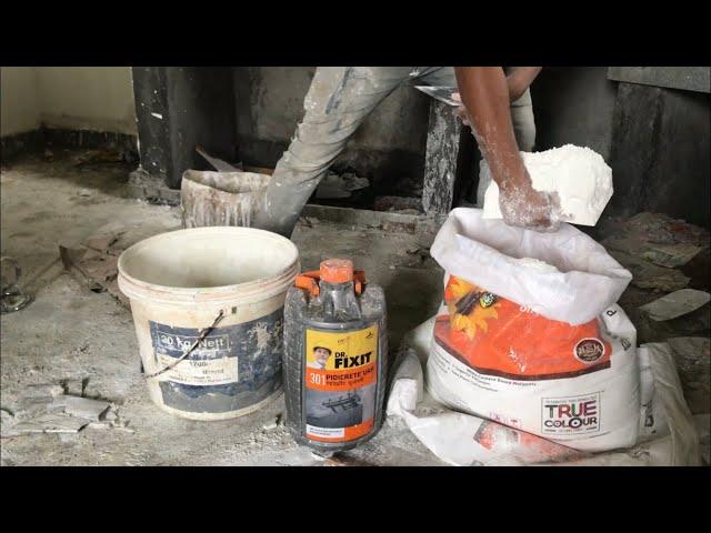 Best Waterproof wall putty mixing, dr fixit, wall care, avoid wall dampness