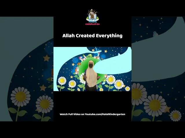 Allah is One. Islam For Kids #shorts #firstwords #muslimkids #islam #kidslearning