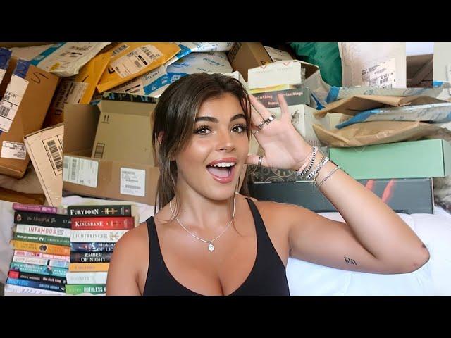 huge book haul & PR unboxing