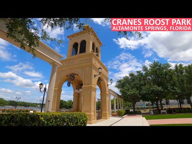 Walking around Cranes Roost Park in Altamonte Springs, Florida