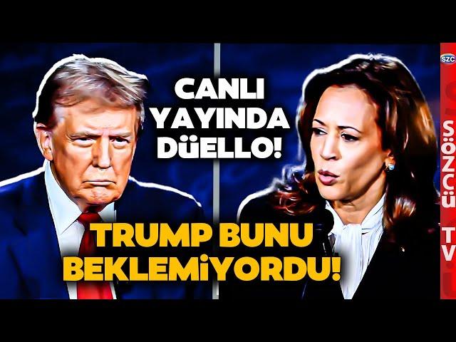 Kamala Harris Trump'ı Canlı Yayında Ezdi Geçti! İlk Düelloda Trump Dondu Kaldı! Büyük Fark