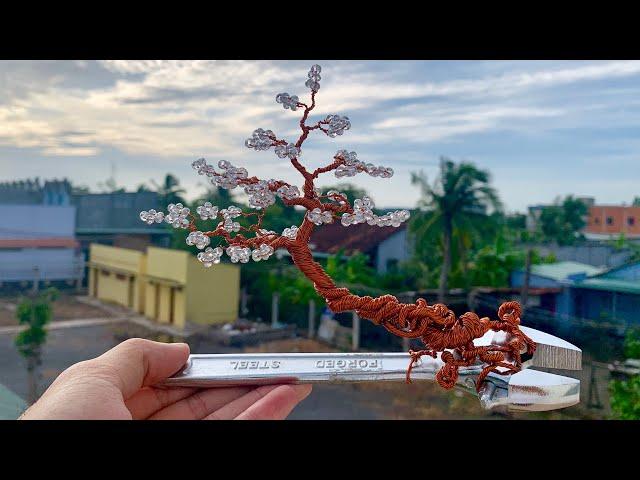 Mini Bonsai Tree Wire On The Wrench