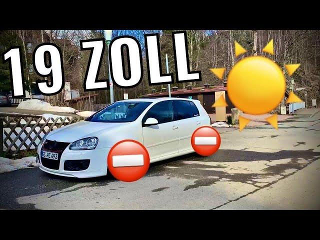 VW GOLF 5 GTI | NEUE FELGEN 19 ZOLL !! | EIN TAG MIT MIR ZUSAMMEN - YOUTUBER ALLTAG