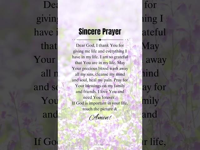 Sincere Prayer#prayers#prayertime#Christian#Jesus#Prayer#Devotional#ChristianMotivation #motivation