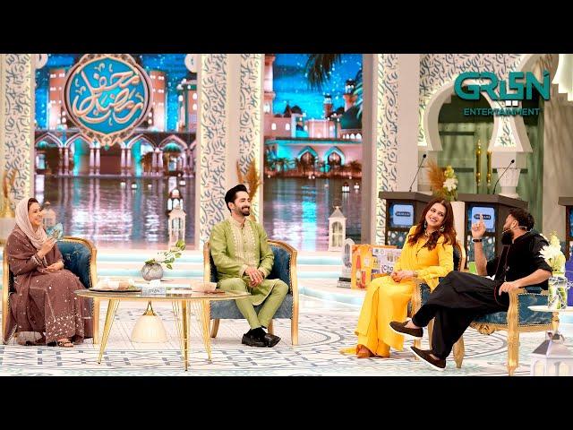 Zara Noor Abbas With Husband On 𝐌𝐞𝐡𝐟𝐢𝐥 𝐄 𝐑𝐚𝐦𝐳𝐚𝐧  Host: Rabia Anum & Danish Taimoor | Green TV