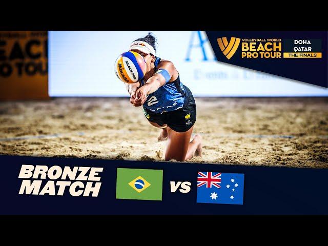 Ana Patrícia/Duda vs. Mariafe/Clancy - Bronze Match Highlights | Doha Finals 2023 #BeachProTour