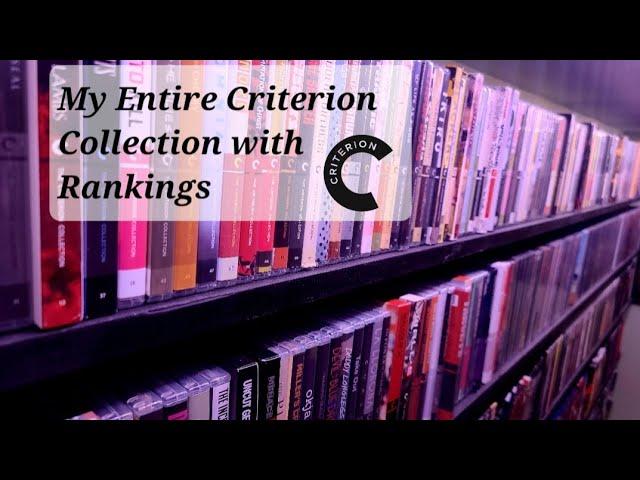 My Entire Criterion Collection w Rankings. 180+ Releases!