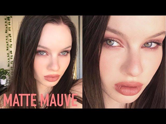 MATTE MAUVE ~ Instagram makeup look