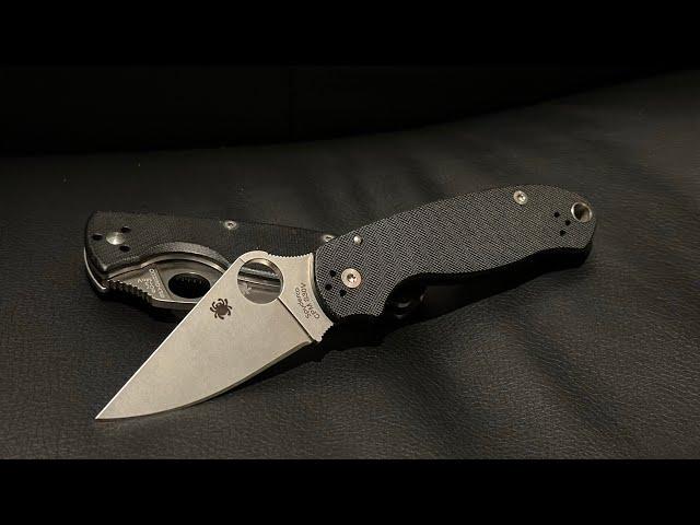 Spyderco Para 3 vs Spyderco Tenacious pocket knife