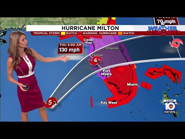 Hurricane Milton: 5 a.m. forecast