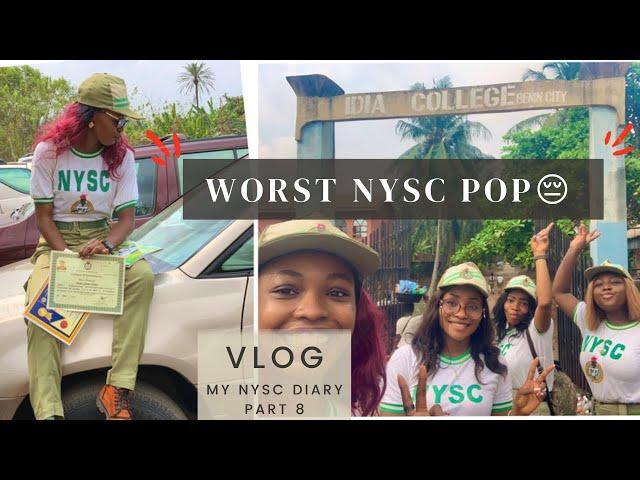 NYSC POP + Escaping accident + Documentation + Mum's surprise+ Done & dusted - My NYSC Diary_Part 8