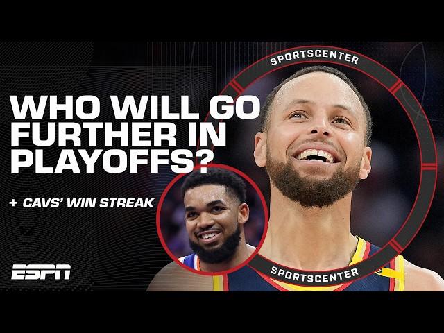 Who will go further in the playoffs: Warriors or Knicks?  + Cavs' 16-game win streak | SportsCenter