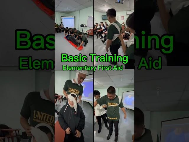 Basic Training: Elementary First Aid