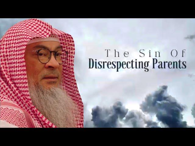 The sin of disrespecting parents: A grave warning! #Assim #assimalhakeem #assim assim al hakeem