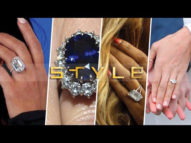 Meghan Markle, Kim Kardashian, Beyoncé, Melania Trump – whose engagement ring is the most famous?