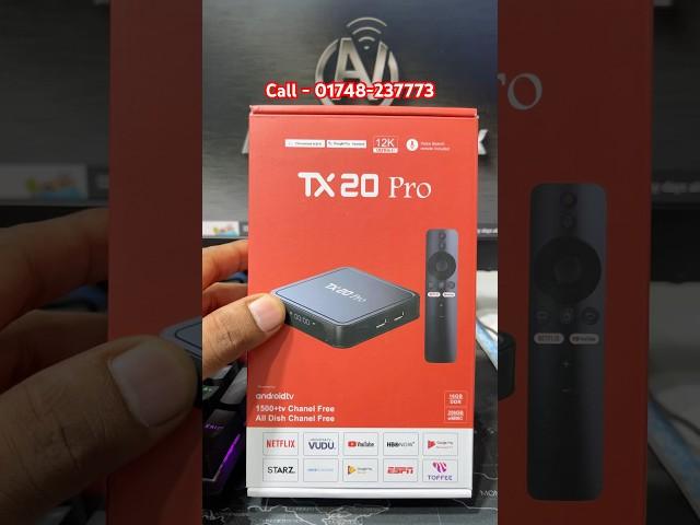 TX20 Pro 12k Ultra HD Smart Android TV Box with Voice Control Remote #androidtv #hdtv #tvbox #tx20