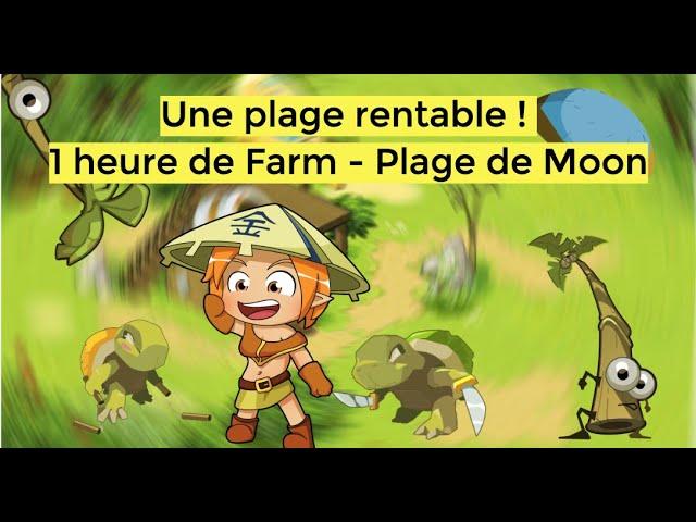 [DOFUS RETRO] La plage rentable ! 1 heure de farm - Plage de Moon