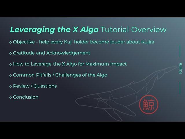 Leveraging the X Algo - A Coach Kuji Tutorial