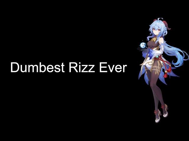 Dumbest Rizz Ever, Rizzing Ganyu (Character.ai, Genshin Impact)