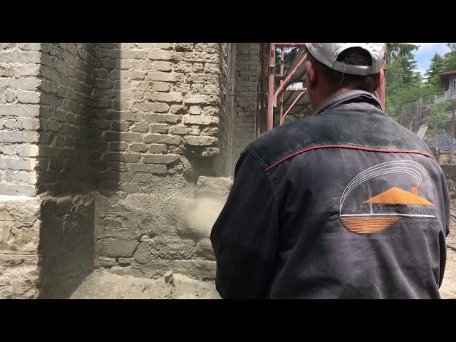 ТОРКРЕТ БЕТОН - укрепване на къща (1928г.)с торкрет бетон от Данев Строй ЕООД - 33